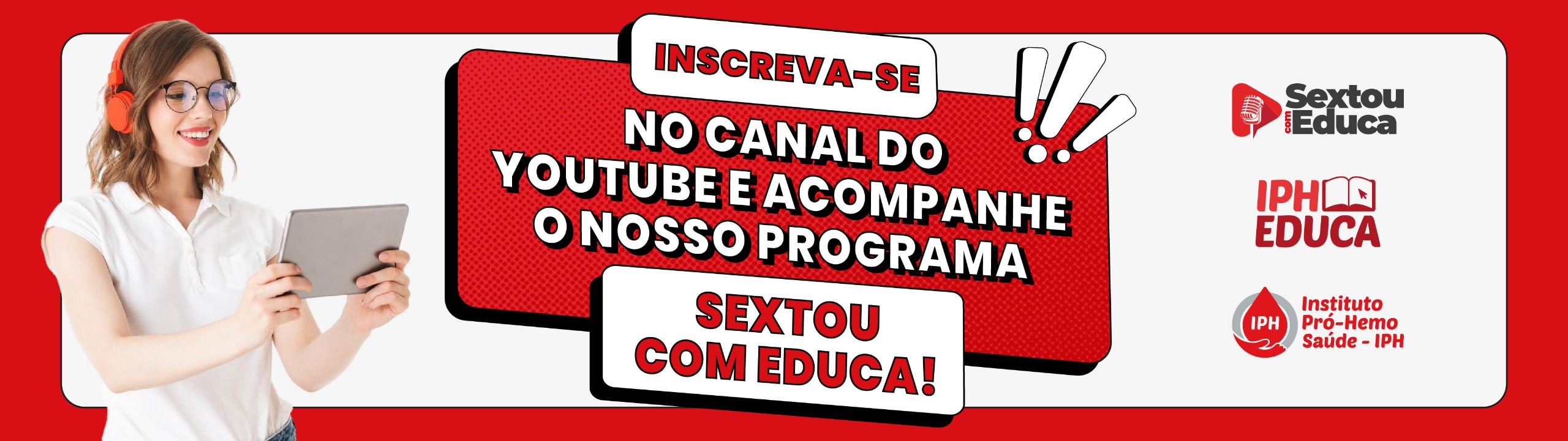 Canal no YouTube IPH Educa